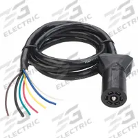HOPKINS TOWING SOLUTIONS T-Connector: 7-Way, PVC, 12 ga_14 ga Wire Gauge, Vehicle and Trailer (MPN 20286)
