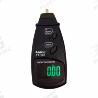 SHIMPO Tachometer: +/-0.05% of Reading +1 Digit RPM Accuracy, 0.1 RPM/1 RPM, 0.5 RPM Min Contact RPM (MPN PT-132). Key specifications — Includes: Carrying Case; Brand: SHIMPO; Digital Display Screen Type: LED; RPM Accuracy: +/-0.05% of Reading +1 Digit; RPM Resolution: 0.1 RPM; Calibration Certificate: Not Included.