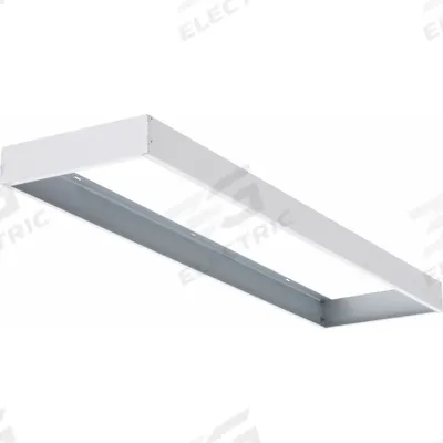 LITHONIA LIGHTING Frame Kit: 24 in Wd, 48 in Lg - Surface Mount Kits for Panel & Troffer Lights