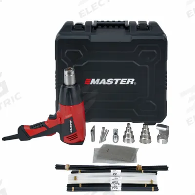 MASTER APPLIANCE Heat Gun Kit: Pistol-Grip, 120V AC, Two-Prong, LCD Display - Standard Pistol-Grip Heat Guns
