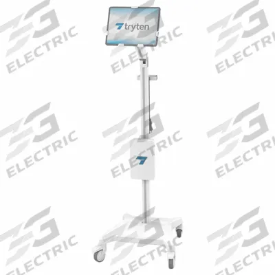CAPSA HEALTHCARE Table Cart: Aluminum, (4) Swivel with Brake - Mobile Medical Equipment Workstations