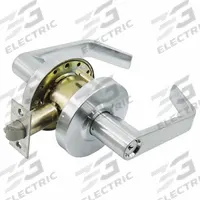 TELL MANUFACTURING Door Lever Lockset: Storeroom Lever Locksets, Chrome (MPN L2080-26D). Key specifications — Ligature Resistance: Not Ligature-Resistant; Brand: TELL MANUFACTURING; Lockset Function ANSI Code: F86; Visual Indicator Message: No Message; Lockset Style: Rose; Finish: Satin Chromium-Plated.