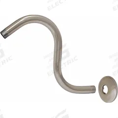 APPROVED VENDOR S Shape Shower Arm: Compatible Product Type Wall-Mounted Showerheads, Brass (MPN 15058). Key specifications — Finish: Chrome; Material: Brass; Brand: APPROVED VENDOR; Product Type: S Shape Shower Arm; Connection Type: NPT.