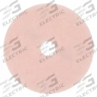 3M Burnishing Pad: Pink, 17 in Dia, Polyester, 3,000 RPM Max Speed, Round, 1 in Thick, 5 PK (MPN 3600). Key specifications — Shape: Round; Material Group: Synthetic Fiber; Brand Name: 3M/Scotch-Brite.