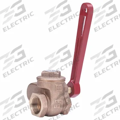 MILWAUKEE VALVE Gate Valve: 3/4 in, Bronze, Non-Rising, FNPT x FNPT - Lever Operated Bronze General Purpose Gate Valves