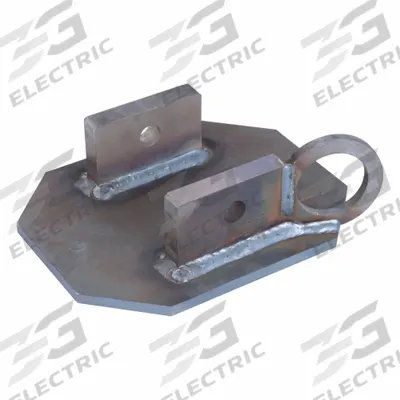3M DBI-SALA Post Anchor: 2 3/4 in Overall Ht, Includes D-Ring Tie-Off - Anchor Plates for Telescoping Post Anchors