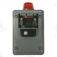 SJE-RHOMBUS Tank Alarm: Low Level, Auto, 85 dB, Audio/Visual, 1 Alarm Inputs, 2-Conductor Wire Leads (MPN TAXT -01L). Key specifications — Brand: SJE-RHOMBUS; Manufacturer Part Number: TAXT -01L; Switch Type Included: Tether Float; Battery Backup: No.
