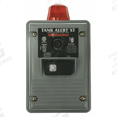 SJE-RHOMBUS Tank Alarm: Low Level, Auto, 85 dB, Audio/Visual, 1 Alarm Inputs - Tank-Level Monitor & Alarms