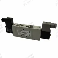 AVENTICS Solenoid Air Control Valve: Series L2, Double Solenoid, Four-Way / Three-Position, 24V DC (MPN L22BB652B060T61). Key specifications — attr1077526: L22BB652B060T61; attr1077536: Closed; attr1077589: Locking; attr1077598: Solenoid Air Control Valve; attr1077600: Solenoid Return.