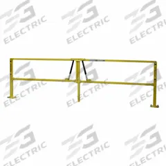 GARLOCK Dock Door Gate: Fits 14 ft Max Opening Wd, Concrete Anchors, Yellow (MPN 428-537-001). Key specifications — Color: Yellow; Includes: Concrete Anchors; Gate Material: Steel; Brand: GARLOCK.