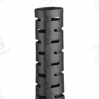 Split Harness Wrap: 1/2 in Inside Dia, Abrasion Resistant, 200 ft Lg, Polyethylene, -40°F to 122°F (MPN PW50F-T20). Key specifications — Color: Black; Material: Polyethylene; Brand: PANDUIT.