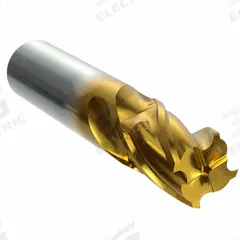 YG-1 Square End Mill: Carbide, TiN Coated, 4 Flute, 5/64" Mill Dia, 3/16" LOC, 1-1/2" OAL (MPN 07555TN)
