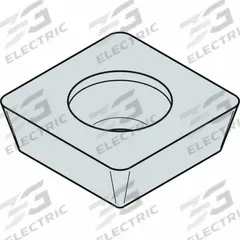 WIDIA Square Milling Insert: SDMW322, SDMW090308 (MPN 6901197)