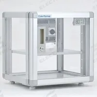 Desiccator Cabinet: Non-Vacuum, Rectangular, 1.76 cu ft Capacity, 15 3/4 in Overall Wd, 1 Shelves (MPN 7890285). Key specifications — Includes: Key; Material: Acrylic (Panels)/Aluminum (Frame)/Stainless Steel (Shelf); Brand: COLE-PARMER; Desiccator Shape: Rectangular.