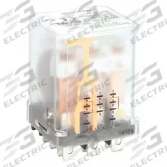 SCHNEIDER Enclosed Power Relay: Surface (Side Flange) Mounted, 20 A Current Rating, 120V AC, 3PDT (MPN 389FXCXC1-120A). Key specifications — Brand: SCHNEIDER; Base Type: Octal; Electrical Connection: Quick-Connect; Manufacturer Part Number: 389FXCXC1-120A; Operating Current: 13 A at 28V DC (Resistive Load); Series: 389F Power Series.
