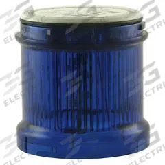 EATON Tower Light Module: Steady, 110/120V AC, Blue, 73 mm Overall Dia, 3 in Overall Ht, SL4 (MPN SL7-L120-B). Key specifications — Brand: EATON; Compatible with Series: SL4; Lens Color: Blue; Operating Voltage: 110/120V AC; Manufacturer Part Number: SL7-L120-B.