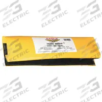 EAGLE Hose Wrap: For 6 in to 8 in Hose Dia, 30 in Lg, 25 oz Spill Capacity, PVC Coated Fabric (MPN T8383). Key specifications — Color: Yellow; Brand: EAGLE.