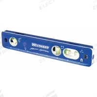 WESTWARD Torpedo Level: Level, Plumb & 45° Angle, 9 in Overall Lg, Side Read Only, Rare Earth – 4 (MPN 32ZU63). Key specifications — attr934734: 32ZU63; attr934735: WESTWARD; attr939796: Acrylic; attr939781: Rare Earth; attr983962: Aluminum; attr939959: Side Read Only.