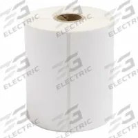 APPROVED VENDOR Barcode Printer Label: 3 in Label Wd, 2 in Label Ht, White, 1 in Core Dia. (MPN 302DWH-P1.24M1*r). Key specifications — Brand: APPROVED VENDOR; Label Color: White; Perforation: Perforated.