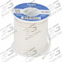 GROTE Primary Automotive Wire: GPT, 25 ft, 1 Conductor, 14 AWG, White, 60 V Volt (MPN 89-7007). Key specifications — Brand: GROTE.