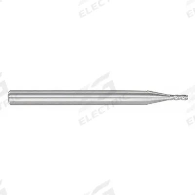 APPROVED VENDOR Corner Chamfer End Mill: Carbide, 4 Flute, 1/32" Mill Dia, 3/64" LOC - Reduced-Neck Fast-Cutting Carbide Corner-Chamfer End Mills