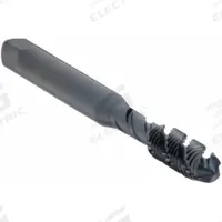 CLEVELAND Spiral Flute Tap: #10-32 UNF, H3 / 2B, 3 Flute, Plug Chamfer, Black Oxide High Speed Steel (MPN C58438)