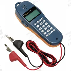 FLUKE NETWORKS Test Set: ABN, Telephone Line Test Sets, ABN, Data Safe Monitor, Pulse/Tone, LCD (MPN 25501109). Key specifications — Brand: FLUKE NETWORKS; Manufacturer Part Number: 25501109; Dialing Method: Tone; Display Screen Type: LCD; Features: Amplified Speakers for Hands-Free Monitoring; Waterproof: No.