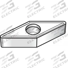 WIDIA Diamond Turning Insert: VBMT3321P, VBMT1604081P (MPN 4166600). Key specifications — attr257732: VBMT3321P; attr257733: VBMT1604081P.
