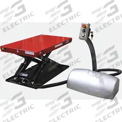 DAYTON Scissor Lift Table: Electric, 1,100 lb Load Capacity, 30 in Max Lifting Ht, 40 in Platform Lg (MPN 35KT53). Key specifications — attr925632: DAYTON; attr925651: 115V AC; attr925643: Hydraulic.