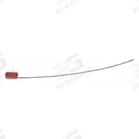 TYDENBROOKS Cable Seals: White, Zinc, 12 in Cable Lg, 1/16 in Cable Dia, Sequential, 100 PK (MPN VCEZ11612WHIRELSTG-GRAI). Key specifications — Brand: TYDENBROOKS; Marking Color: Black; Marking Included: Numbers; Marking Message: Sealed; Marking Numbering: Sequential.