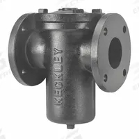 KECKLEY Basket Strainer: Cast Iron, 0.125 in Screen Size, Single, Flanged, 1 in, 15 3/4 in Ht (MPN 51FFS-CI125P34-FBI-GFV). Key specifications — Brand: KECKLEY; Compatible Product Type: Steam; Gasket Material: Fiber; Screen Material: 304 Stainless Steel.