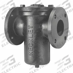 KECKLEY Basket Strainer: Cast Iron, 0.125 in Screen Size, Single, Flanged, 1 in, 15 3/4 in Ht (MPN 51FFS-CI125P34-FBI-GFV). Key specifications — Brand: KECKLEY; Compatible Product Type: Steam; Gasket Material: Fiber; Screen Material: 304 Stainless Steel.