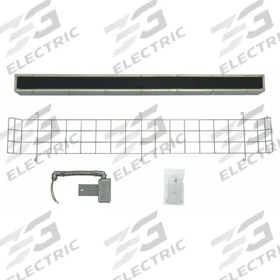 FOSTORIA Electric Infrared Heater Panel Emitter: 3,150 W Watt Output, 208V AC - Panel Emitters for Electric Infrared Heaters