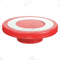 EATON Mushroom Head: 30 mm Panel Size, Non-Illuminated, Metallic, Red (MPN 10250TB62). Key specifications — Manufacturer Part Number: 10250TB62; Compatible Operator Illumination: Non-Illuminated; Compatible with Series: 10250T; Head Attachment Type: Screw-On; Head Material: Zinc; Brand: EATON.