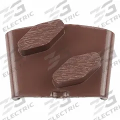 HUSQVARNA Grinding Tool: Soft, 50 Grit, Brown, 2 Segments, Concrete, Clockwise/Counterclockwise (MPN VARI-GRIND EZ S50 DS). Key specifications — attr81237: Brown; attr81244: Metal; attr122184: Grinding Tool; attr122180: Soft Concrete; attr81239: 970605401; attr81227: HUSQVARNA.