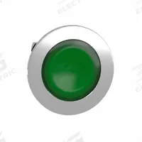 SCHNEIDER ELECTRIC Push Button Head: 30 mm Panel Size, Illuminated, Metallic, Green (MPN ZB4FA38). Key specifications — Manufacturer Part Number: ZB4FA38; Compatible Operator Illumination: Illuminated; Compatible with Series: XB4; Head Attachment Type: Screw-On; Head Material: Metal; Brand: SCHNEIDER.