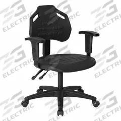 OFFICE STAR PRODUCTS Task Chair: KH, Ht, Black, Plastic Material, 18 5/8 in Back Ht, Tilting Back (MPN KH813037). Key specifications — attr995518: KH; attr982877: Black; attr982913: Yes; attr982865: Black; attr982870: OFFICE STAR PRODUCTS; attr982901: Black.