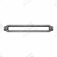 KEN FORGING Turnbuckle Body: 10 in Overall Lg, Stainless Steel, Plain, 17,400 lb Working Load Limit (MPN TB113-316SS). Key specifications — Finish: Plain; Thread Size: 1-3/8"-6; Thread Type: UNC; Material: Stainless Steel; Lifting Capability: Not for Lifting; Brand: KEN FORGING.