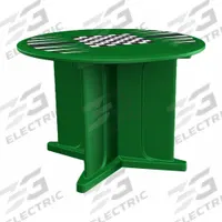 CORTECH Table: 29 in Overall Ht, 48 in Overall Dia, Game Top Included, Ballast Accepted, Green (MPN 66751GNGT). Key specifications — attr1032567: CORTECH; attr1032564: Ballast Accepted; attr1032590: Polyethylene; attr1075036: Endurance.