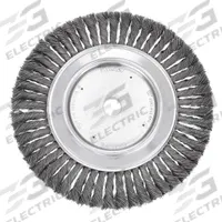 WEILER Wire Wheel Brush: Twisted Steel, 10 in Dia x 3/4 in Wd, 7/8 in Arbor, 0.014 in Fill (MPN 90862). Key specifications — Brand: WEILER.