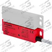EUCHNER Magnetically Actuated Safety Interlock Switch: CMS Series, 3NO, 16.4 ft Cable Lg, LED (MPN CMS-R-AZA-05VL). Key specifications — Brand: EUCHNER; Indicating Light: LED; Series: CMS; Termination Type: Bare Wire.
