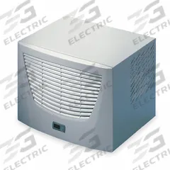 RITTAL Enclosure Air Conditioner: 2,116 BtuH, Indoor Dust-Tight, Cooling Only, 115 V, 12, Roof Mount (MPN 3382510). Key specifications — Brand: RITTAL; Mounting Type: Roof Mount; Operation Mode: Cooling Only; Operating Voltage: 115 V.