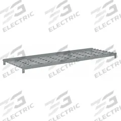 TENNSCO Shelf: 36 in x 12 in, 850 lb Load Capacity, Steel, 5 ga Decking, Gray, Shelf (MPN ZAESH-3612W). Key specifications — Decking Material: Steel; Includes: (2) Beams; Decking Finish: Zinc Plated; Shelf Configuration: Single Straight; Color: Gray; Frame Material: Steel; Brand: TENNSCO; Frame Finish: Zinc Plated.