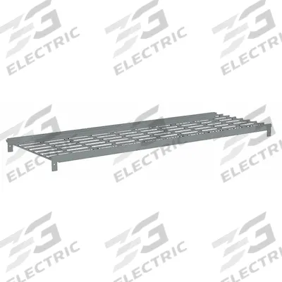 TENNSCO Shelf: 36 in x 12 in, 850 lb Load Capacity, Steel, 5 ga Decking, Gray - Wire Decking Shelf Kits for Boltless Shelving