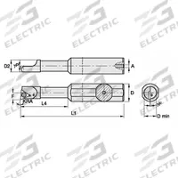 WIDIA Indexable Boring Bar: FSBI250500750R (MPN 2830329). Key specifications — attr257292: FSBI250500750R.