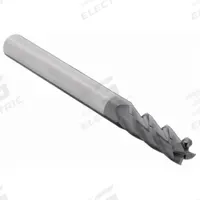 APPROVED VENDOR Square End Mill: Carbide, AlTiN Coated, 4 Flute, 3.5 mm Mill Dia, 12 mm LOC (MPN 206-001322)
