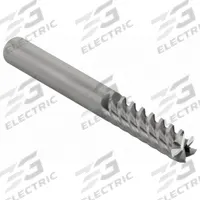 CLEVELAND Square End Mill: Carbide, 5 Flute, 3/8" Mill Dia, 1-1/2" LOC, 4" OAL (MPN C60436)