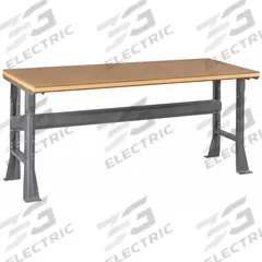 TENNSCO Workbench: Fixed Ht, Tempered Hardwood, 60 in x 30 in, 4,000 lb Overall Load Capacity, Gray (MPN WB-1-3060C). Key specifications — Brand: TENNSCO.