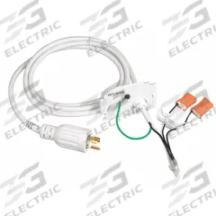 COLUMBIA LIGHTING Cord and Plug Kit: 6 ft Lg, 9 7/8 mm Wd, 6 ft Ht (MPN C6TL15-120). Key specifications — Includes: Twist-Lock Plug; Accessory Type: 6 ft Cord and Twist-Lock Plug; For Use With: LHA Industrial Fluorescent High Bay; Brand: COLUMBIA LIGHTING.