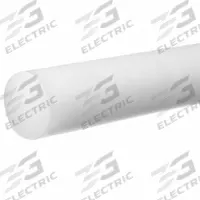 PVDF Rod: 7/8 in Dia, 5 ft Lg, Opaque, White, 1.97 ft-lb/in, -25°F to 265°F (MPN BULK-PR-PV-8). Key specifications — Clarity: Opaque; Color: White; Impact Strength: 1.97 ft-lb/in.